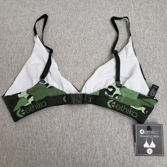 Ethika Camo Leopard Triangle Bra - Picture 4 of 6